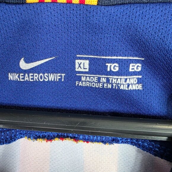 Mens FC BARCELONA 2018 2019 LEO MESSI #10 Football Soccer Shirt Jersey Size XL - Picture 3 of 10